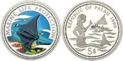 5 Dollar Palau (1994 - ) Silver 