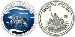 5 Dollar Palau (1994 - ) Silver 