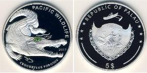 5 Dollar Palau (1994 - ) Silver 