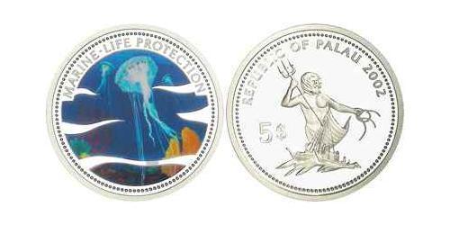 5 Dollar Palau (1994 - ) Silver 