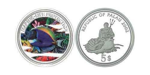 5 Dollar Palau (1994 - ) Silver 