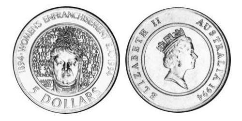 5 Dollar Australien (1939 - ) Stahl 