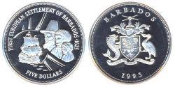 5 Dollar 巴巴多斯  
