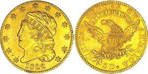 5 Dollar 美利堅合眾國 (1776 - ) 金 