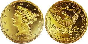 5 Dollar 美利堅合眾國 (1776 - ) 金 