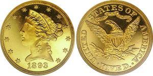 5 Dollar 美利堅合眾國 (1776 - ) 金 
