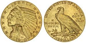 5 Dollar 美利堅合眾國 (1776 - ) 金 