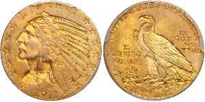 5 Dollar 美利堅合眾國 (1776 - ) 金 