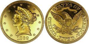 5 Dollar 美利堅合眾國 (1776 - ) 金 
