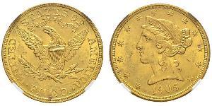 5 Dollar 美利堅合眾國 (1776 - ) 金 
