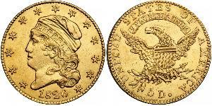5 Dollar 美利堅合眾國 (1776 - ) 金 