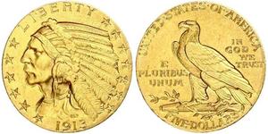 5 Dollar 美利堅合眾國 (1776 - ) 金 