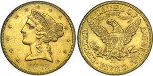 5 Dollar 美利堅合眾國 (1776 - ) 金 