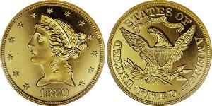 5 Dollar 美利堅合眾國 (1776 - ) 金 