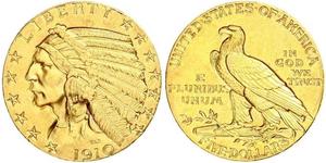 5 Dollar 美利堅合眾國 (1776 - ) 金 