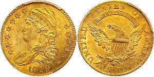 5 Dollar 美利堅合眾國 (1776 - ) 金 
