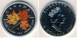 5 Dollar 加拿大 銀 