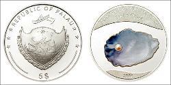 5 Dollar 帛琉 銀 