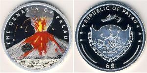 5 Dollar 帛琉 銀 