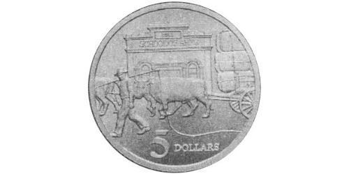 5 Dollar 澳大利亚 銀 