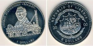 5 Dollar 利比里亚 (1847 - ) 銅/镍 