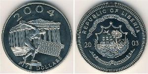 5 Dollar 利比里亚 (1847 - ) 銅/镍 