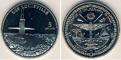 5 Dollar 馬紹爾群島 (1979 - ) 镍/銅 