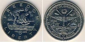 5 Dollar 馬紹爾群島 (1979 - ) 銅/镍 
