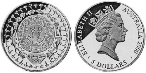 5 Dollaro Australia (1939 - ) Argento 