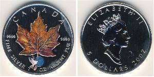 5 Dollaro Canada Argento 