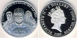 5 Dollaro Cook Islands (1965 - ) Argento 