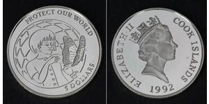5 Dollaro Cook Islands (1965 - ) Argento 