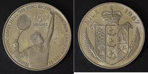 5 Dollaro Niue (1974 - ) Argento 