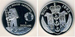 5 Dollaro Niue (1974 - ) Argento 