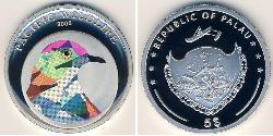 5 Dollaro Palau Argento 