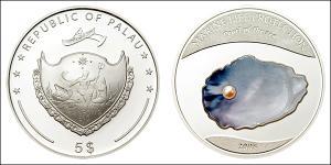 5 Dollaro Palau Argento 