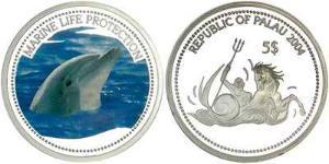 5 Dollaro Palau Argento 