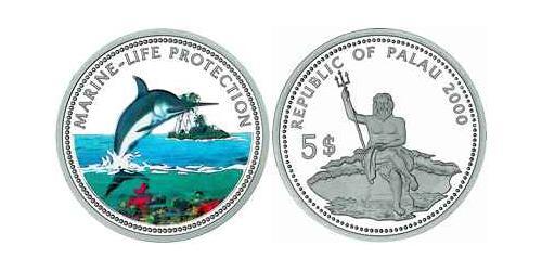 5 Dollaro Palau Argento 