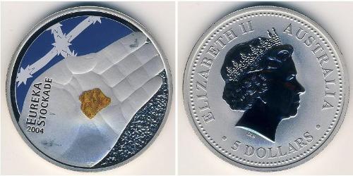 5 Dollaro Australia (1939 - ) Rame/Nichel 