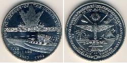 5 Dollaro Isole Marshall (1979 - ) Rame/Nichel 