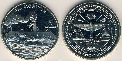 5 Dollaro Isole Marshall (1979 - ) Rame/Nichel 