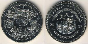 5 Dollaro Liberia (1847 - ) Rame/Nichel 