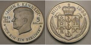 5 Dollaro Niue Rame/Nichel 