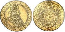 5 Ducat Habsburg Empire (1526-1804) Oro Leopoldo I de Habsburgo(1640-1705)