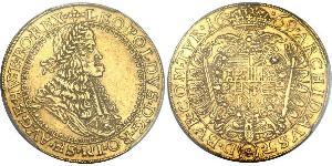 5 Ducat Habsburg Empire (1526-1804) Oro Leopoldo I de Habsburgo(1640-1705)