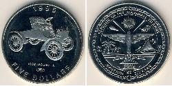 5 Dólar Islas Marshall (1979 - ) Níquel/Cobre 