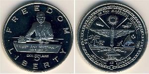 5 Dólar Islas Marshall (1979 - ) Níquel/Cobre 