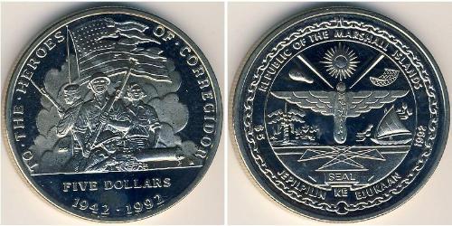 5 Dólar Islas Marshall (1979 - ) Níquel/Cobre 