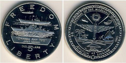 5 Dólar Islas Marshall (1979 - ) Níquel/Cobre 