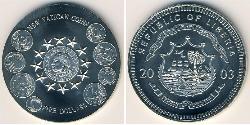 5 Dólar Liberia (1847 - ) Níquel/Cobre 